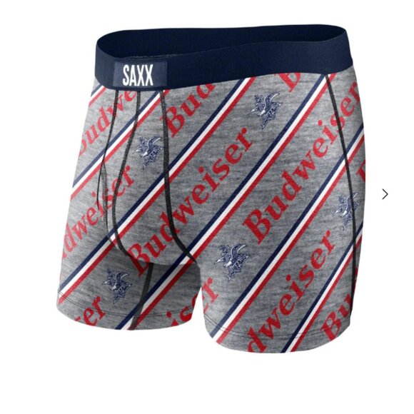 SAXX ULTRA Boxer Briefs with Fly “Criss Cross Bud" - Picture 1 of 4